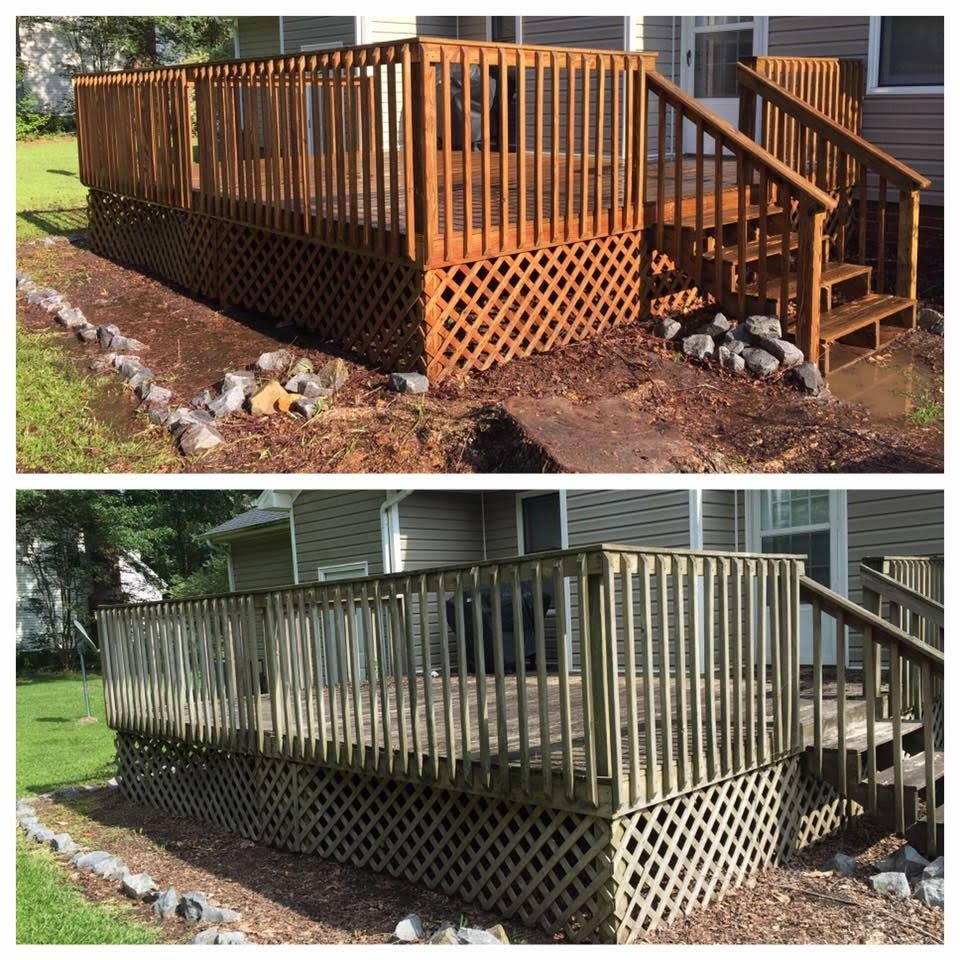 deck washing - Hydro-Max Power Washing & Roof Cleaning LLC